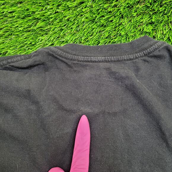 2PAC Tupac-Shakur Shirt Womens Medium 19x25 Black Hip-Hop - Picture 6 of 13